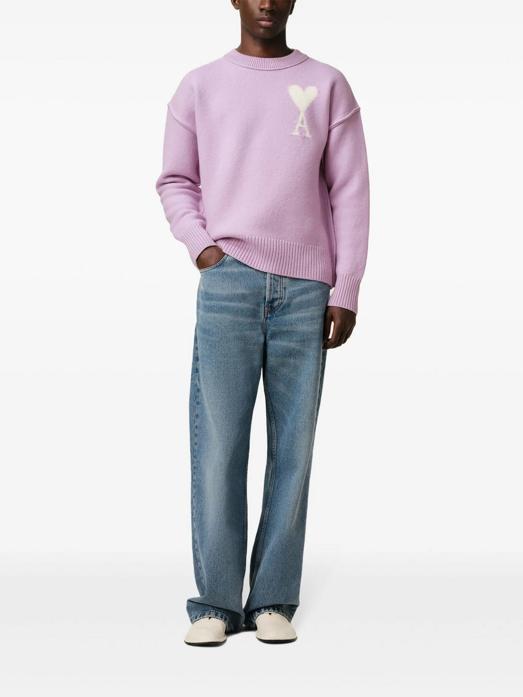 Ami Paris - Off White Adc Sweater