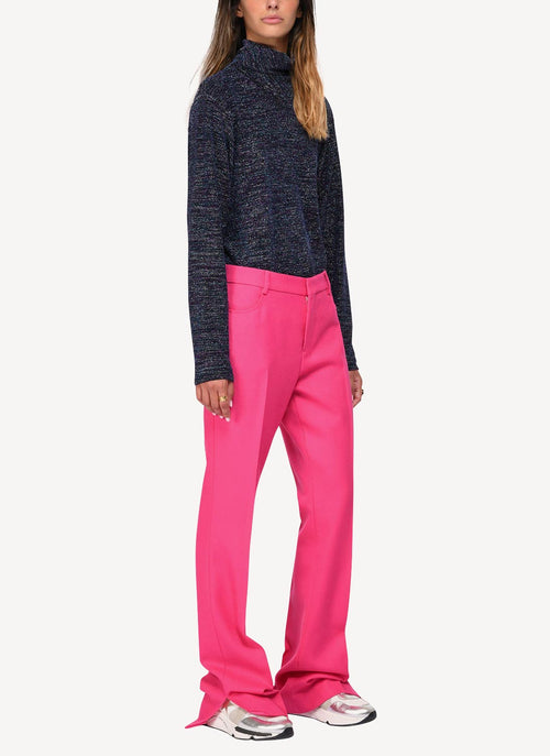 Ami - Pantalon - Fuschia - Femme