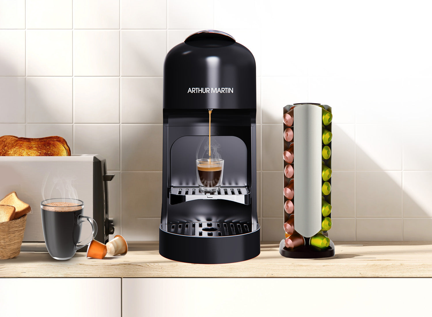 Coffee Machine - Black