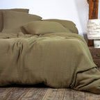 Cotton Gauze Duvet Cover Amore - Bronze