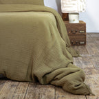 Cotton Gauze Duvet Cover Amore - Bronze
