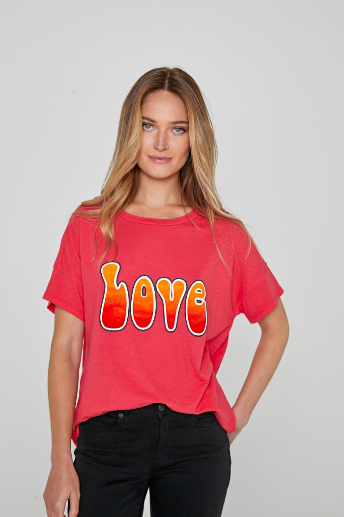 Tee Shirt Love Tie & Dye