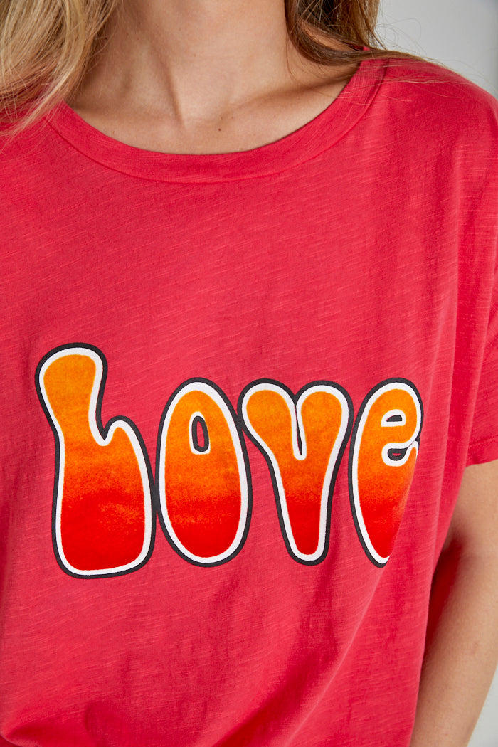 Tee Shirt Love Tie & Dye