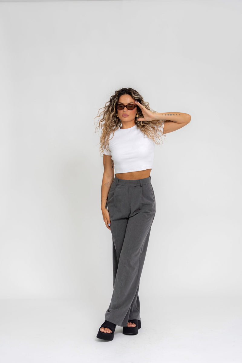 T-Shirt Gs Cropped - White