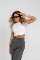 T-Shirt Gs Cropped - White