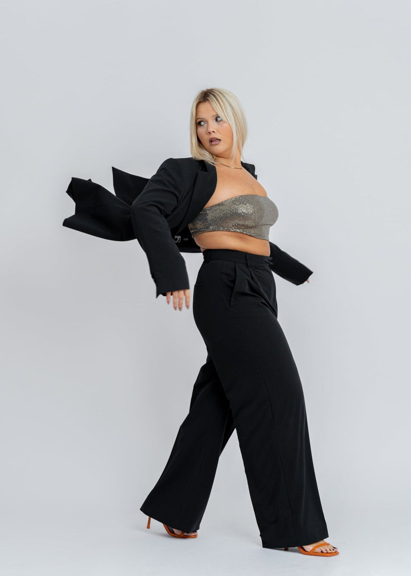 Top Golden Sequins Corset