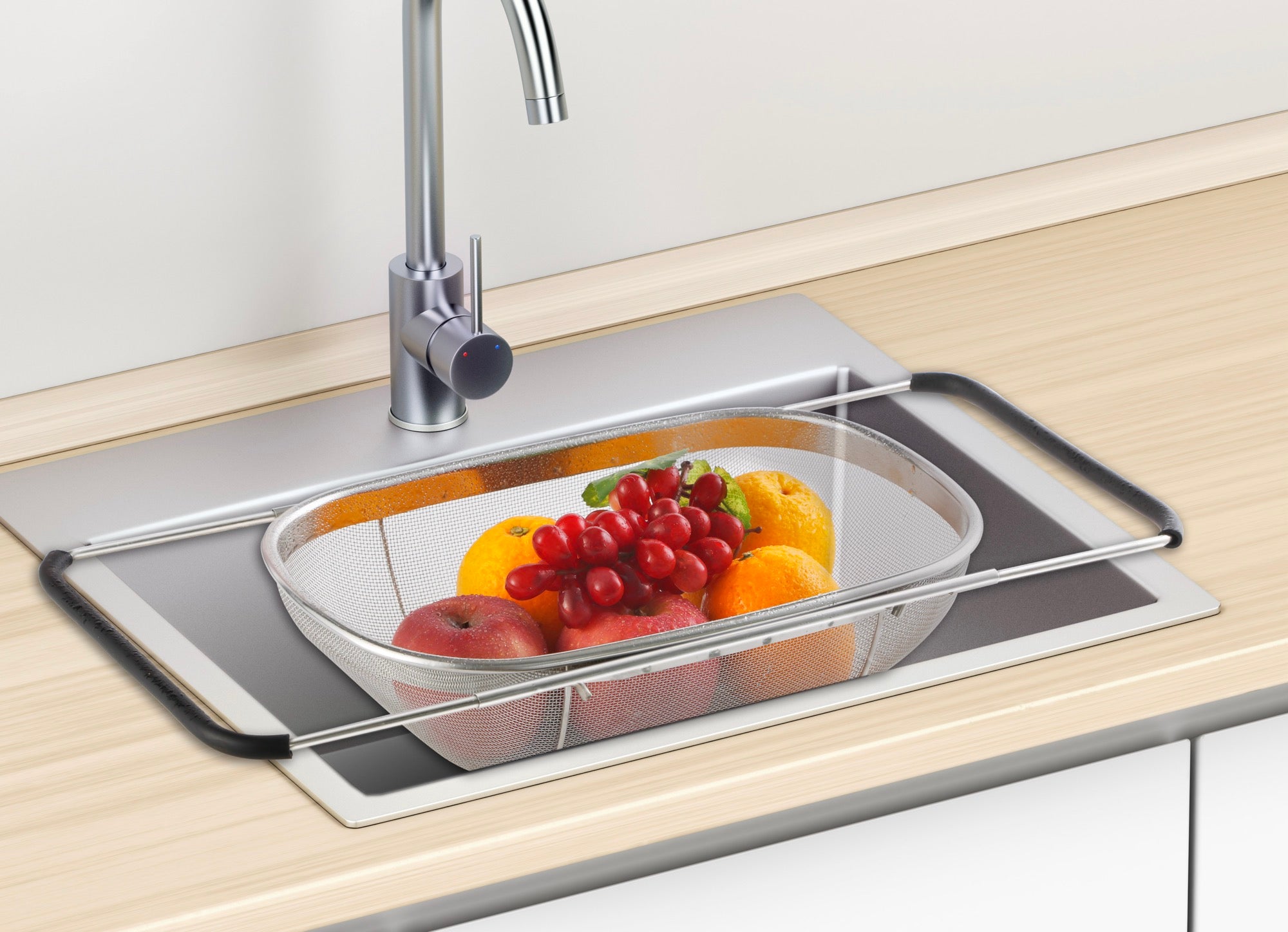 Retractable Strainer - Stainless Steel