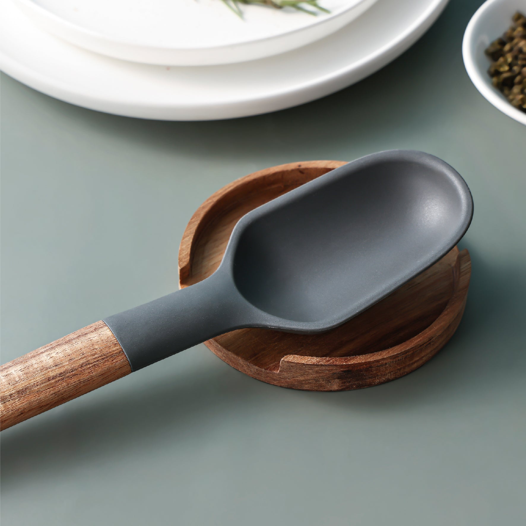Juego de utensilios de cocina de 9 piezas - Gris