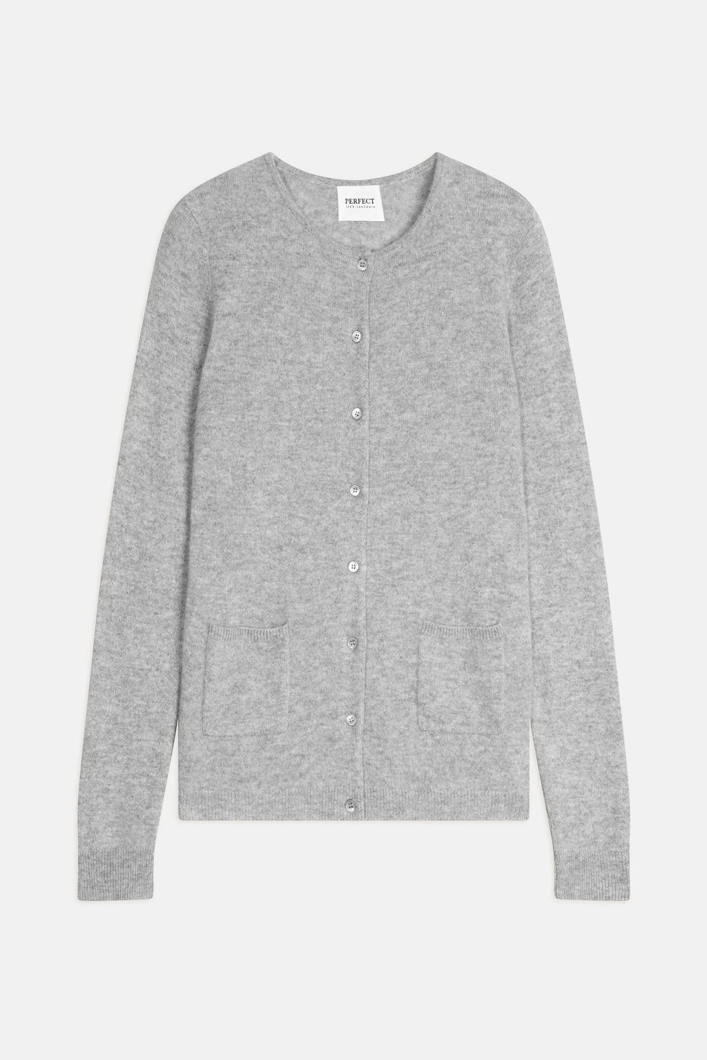 Cardigan Col Rond Amy - Nuage Chiné