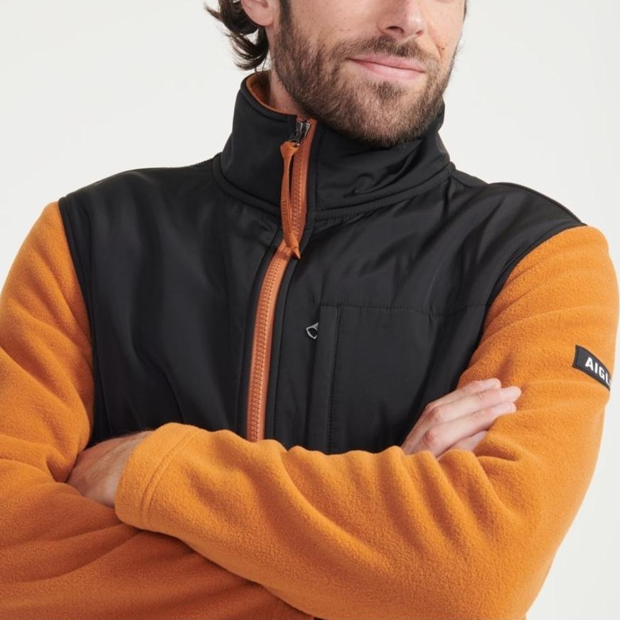 Polaire Zip Intégral - Moka Cb - Homme