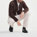 Forro polar con cremallera completa - Ebene - Hombre