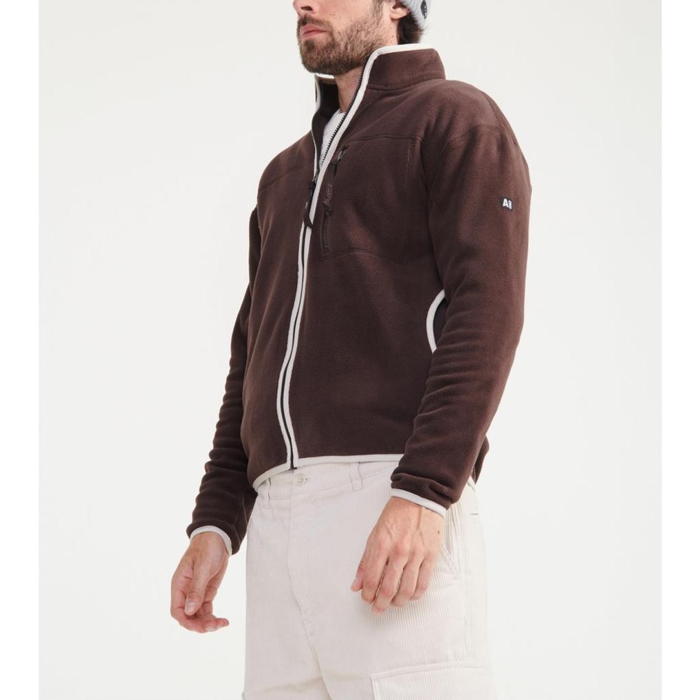 Forro polar con cremallera completa - Ebene - Hombre