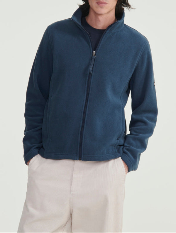 Polaire Zip Intégral - Light Navy - Homme