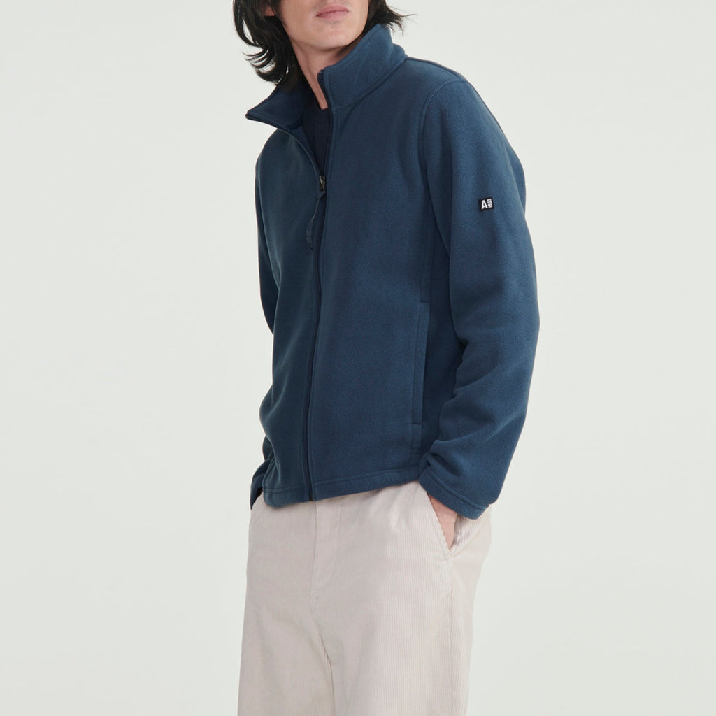 Polaire Zip Intégral - Light Navy - Homme