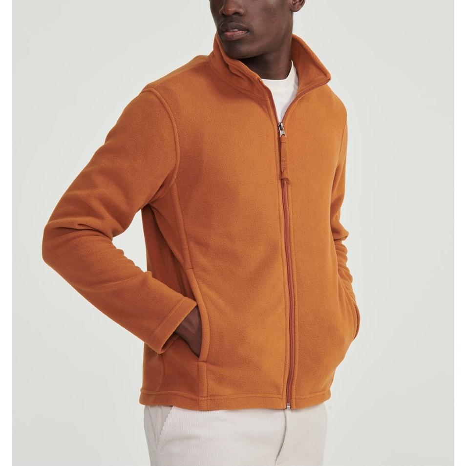 Polaire Zip Intégral - Moka - Homme