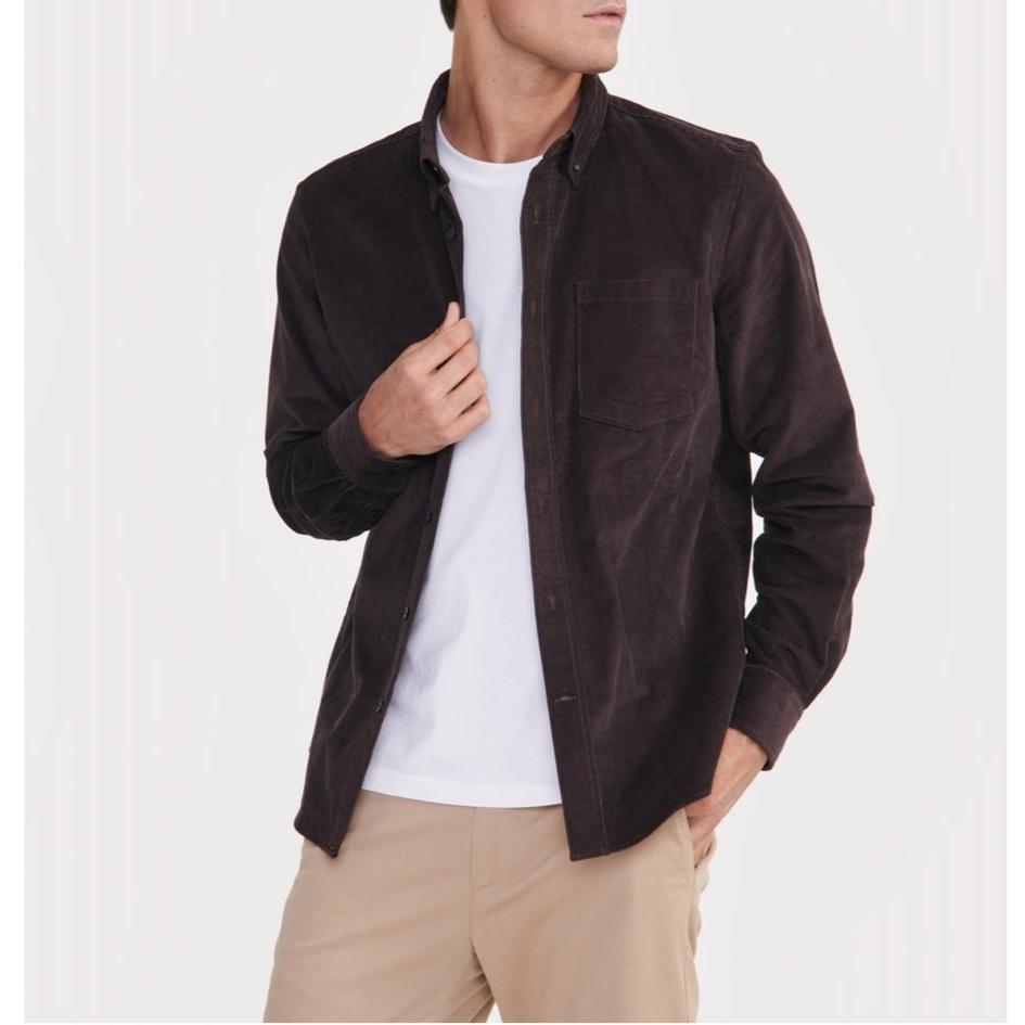 Camisa de manga larga - Ébano - Hombre