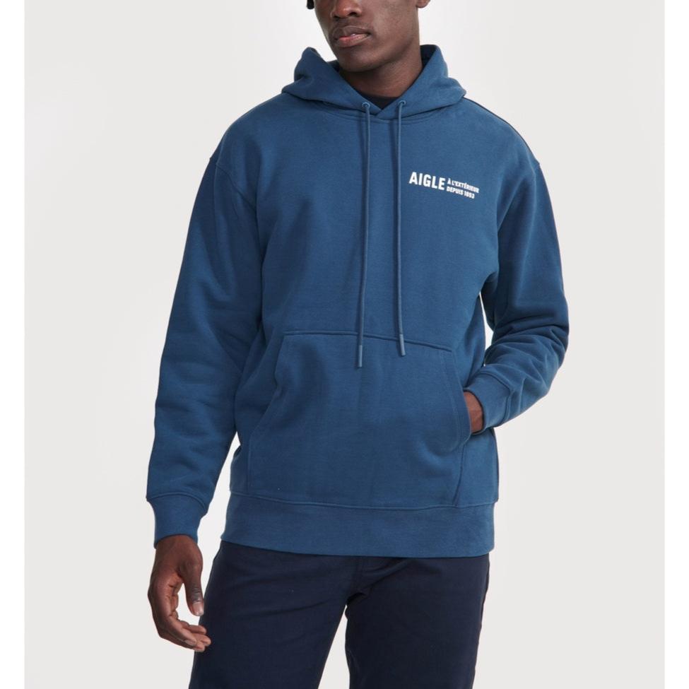 Sudadera con capucha - Azul marino claro - Hombre