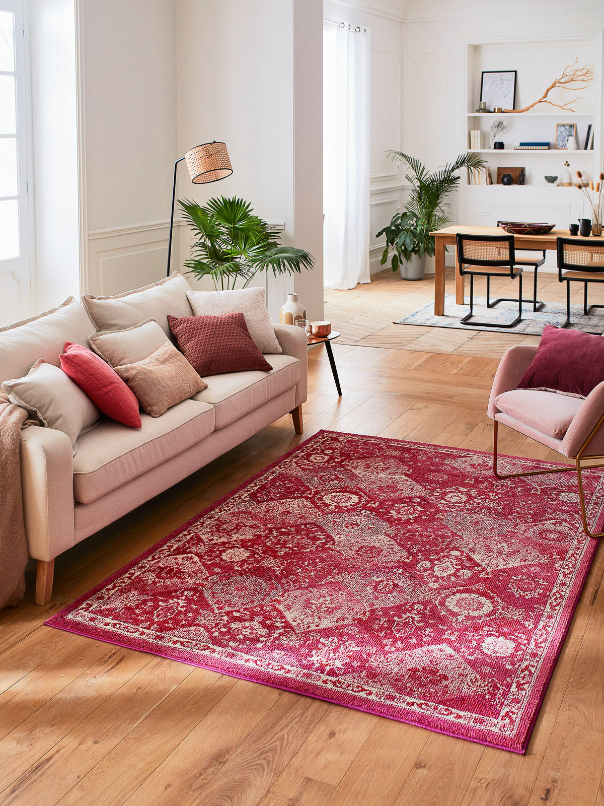 Anatolia - Tapis D'Intérieur - Polypropylène - Rose