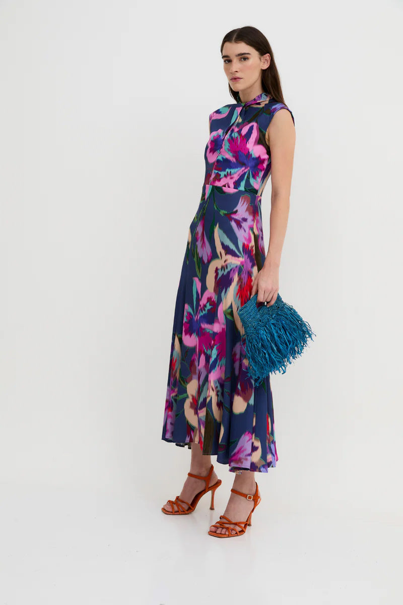 Robe Anabel Monet Bleu