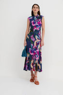 Robe Anabel Monet Bleu