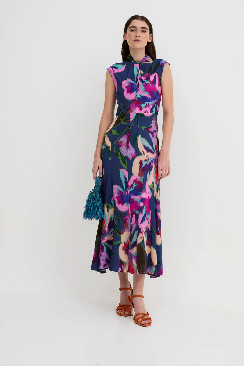 Robe Anabel Monet Bleu
