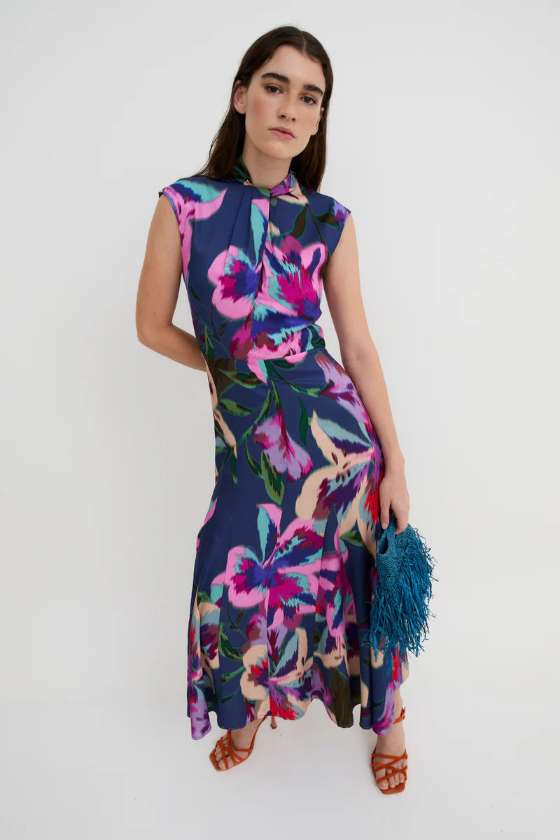 Robe Anabel Monet Bleu