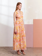 Robe Rose & Corail Emina