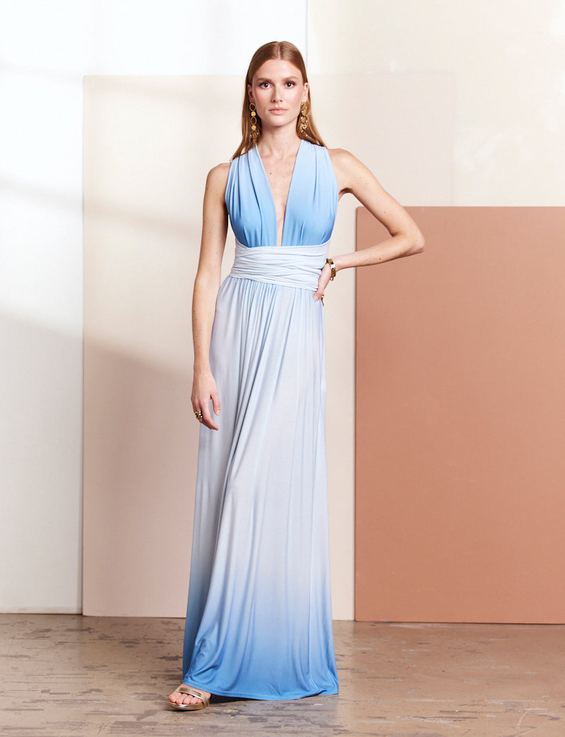 Robe Dégradé Ciel Annabella
