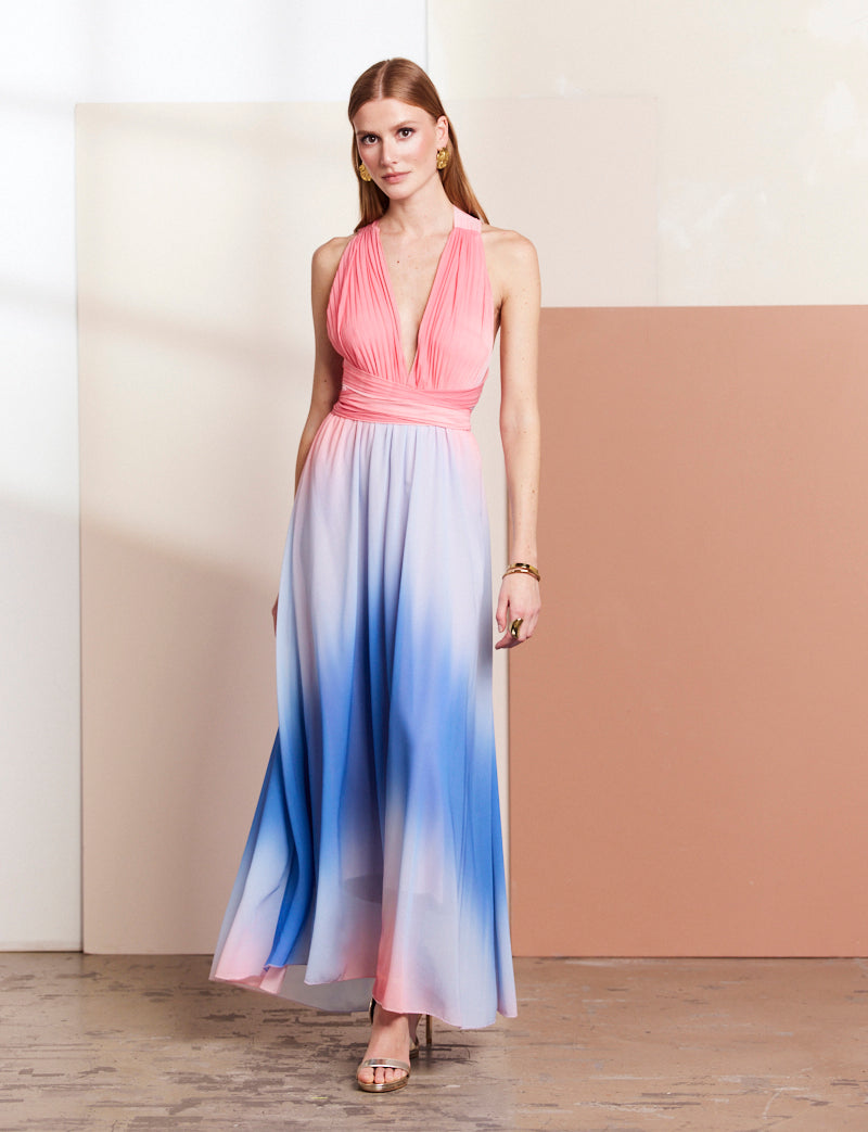 Robe Rose & Bleue Solina