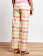 Pantalon Vichy Rose & Jaune Jordy
