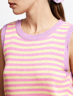 Top Lilas, Rose & Jaune Nina