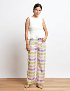 Vichy Broek Groen & Lila Jordy