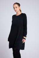 Robe Col Rond Anastasia - Noir