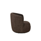 Ander - Fauteuil Pivotant - Tissu - Marron
