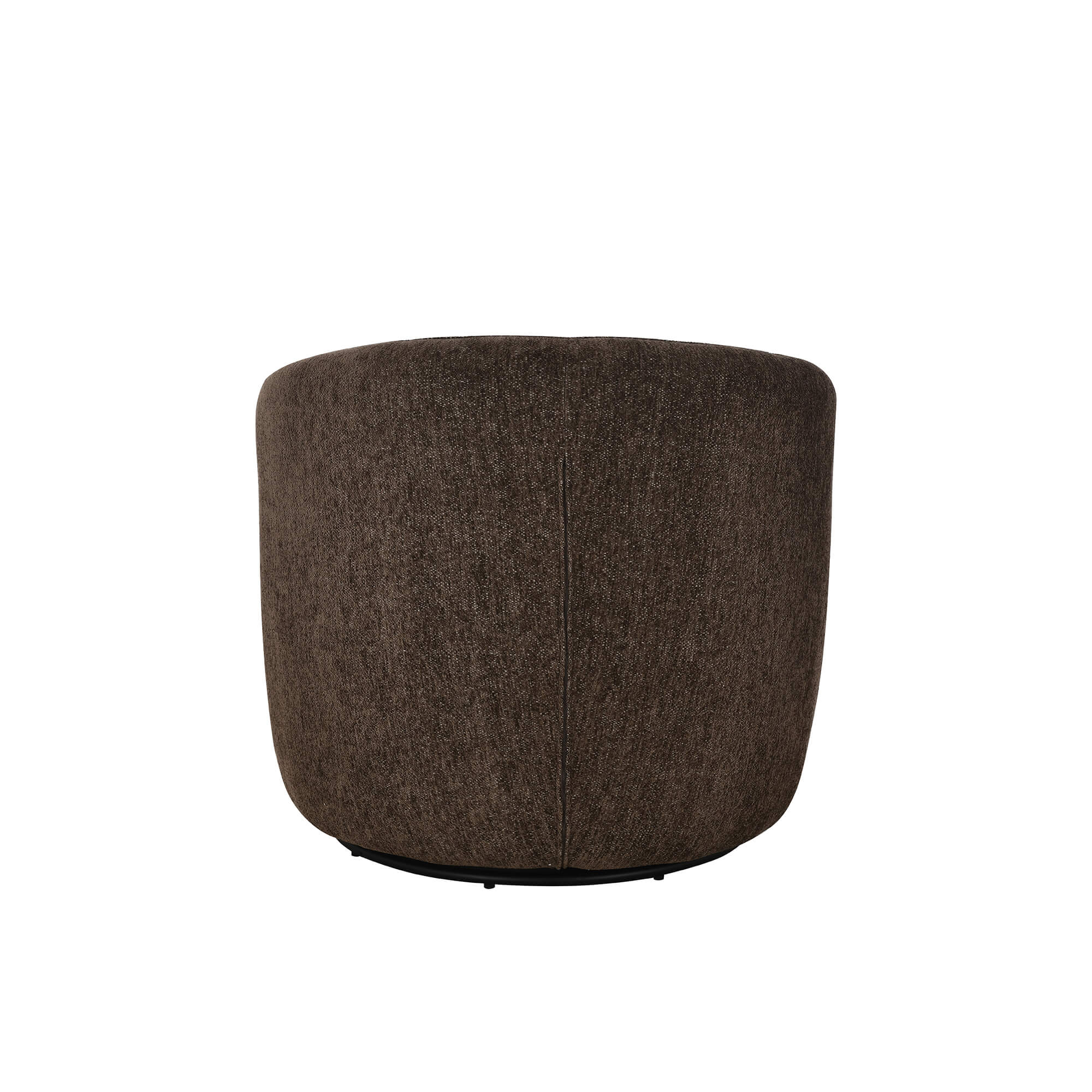 Ander - Fauteuil Pivotant - Tissu - Marron