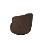 Ander - Fauteuil Pivotant - Tissu - Marron