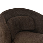 Ander - Fauteuil Pivotant - Tissu - Marron