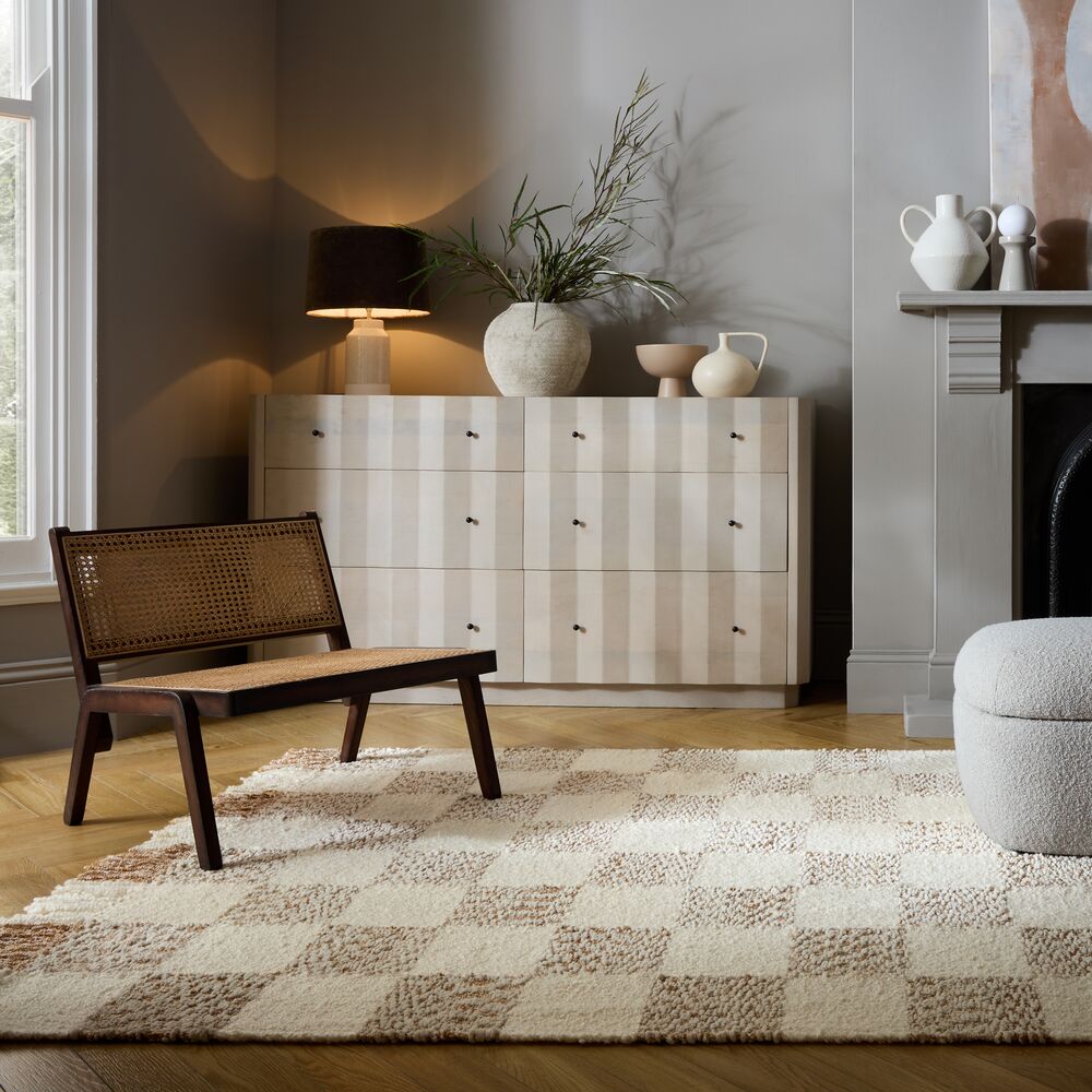 Checkboard Chequerboard Rug