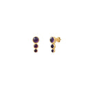 Boucles D'Oreilles Andrea Amethyste