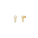 Boucles D'Oreilles Andrea Nacre Blanche