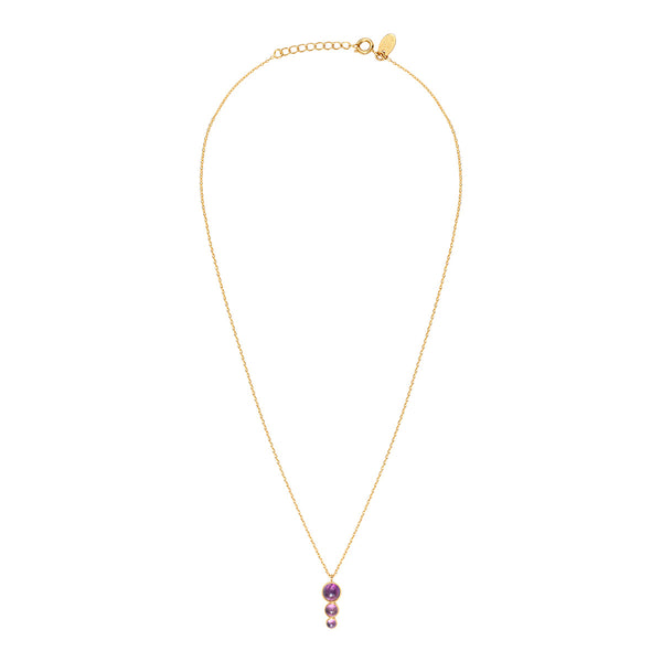 Collier Andrea Amethyste