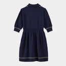 Aneto fairisle floral merino wool dress - Caramel selection available on amaetc.com, eco friendly concept store for children