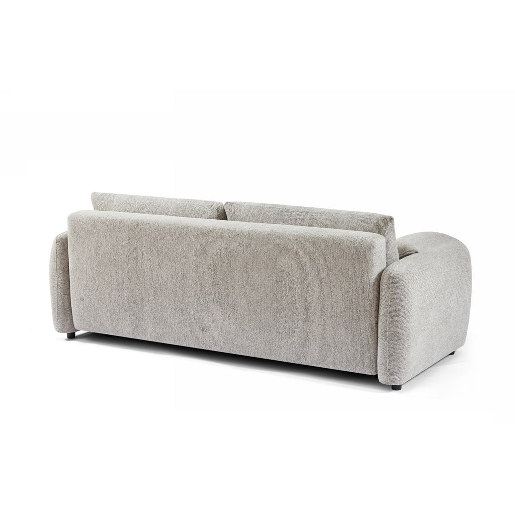 Angea - Divano lineare trasformabile a 3 posti - Beige