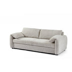 Angea - Divano lineare trasformabile a 3 posti - Beige
