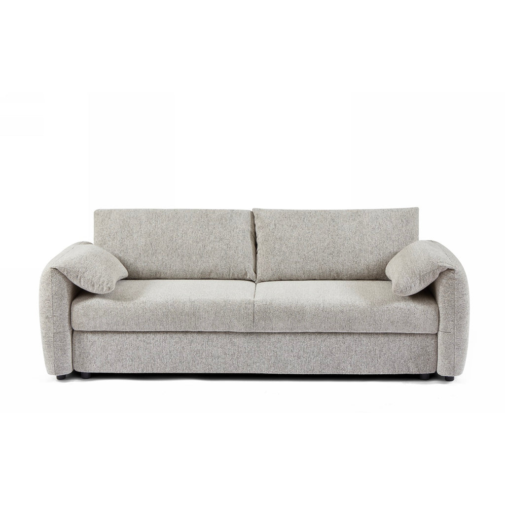 Angea - Divano lineare trasformabile a 3 posti - Beige
