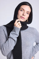 Cagoule Echarpe Unisexe Angela - Noir - Mixte