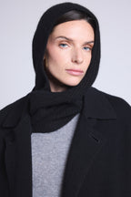 Angela Unisex Balaclava Scarf - Black - Unisex