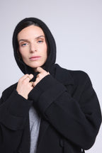 Angela Unisex Balaclava Scarf - Black - Unisex