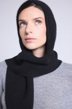 Angela Unisex Balaclava Scarf - Black - Unisex