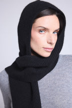 Angela Unisex Balaclava Scarf - Black - Unisex